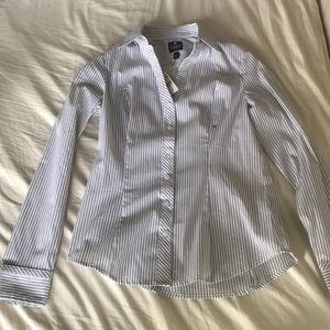 NWT Express Striped Dress Shirt